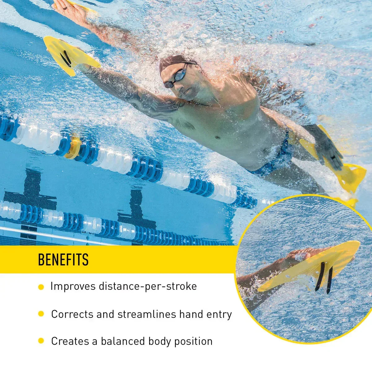 FINIS כפות חץ ג'וניור - Tali Sport-4/4
