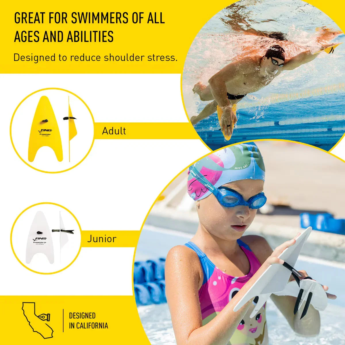 FINIS כפות חץ בוגר - Tali Sport-3/4