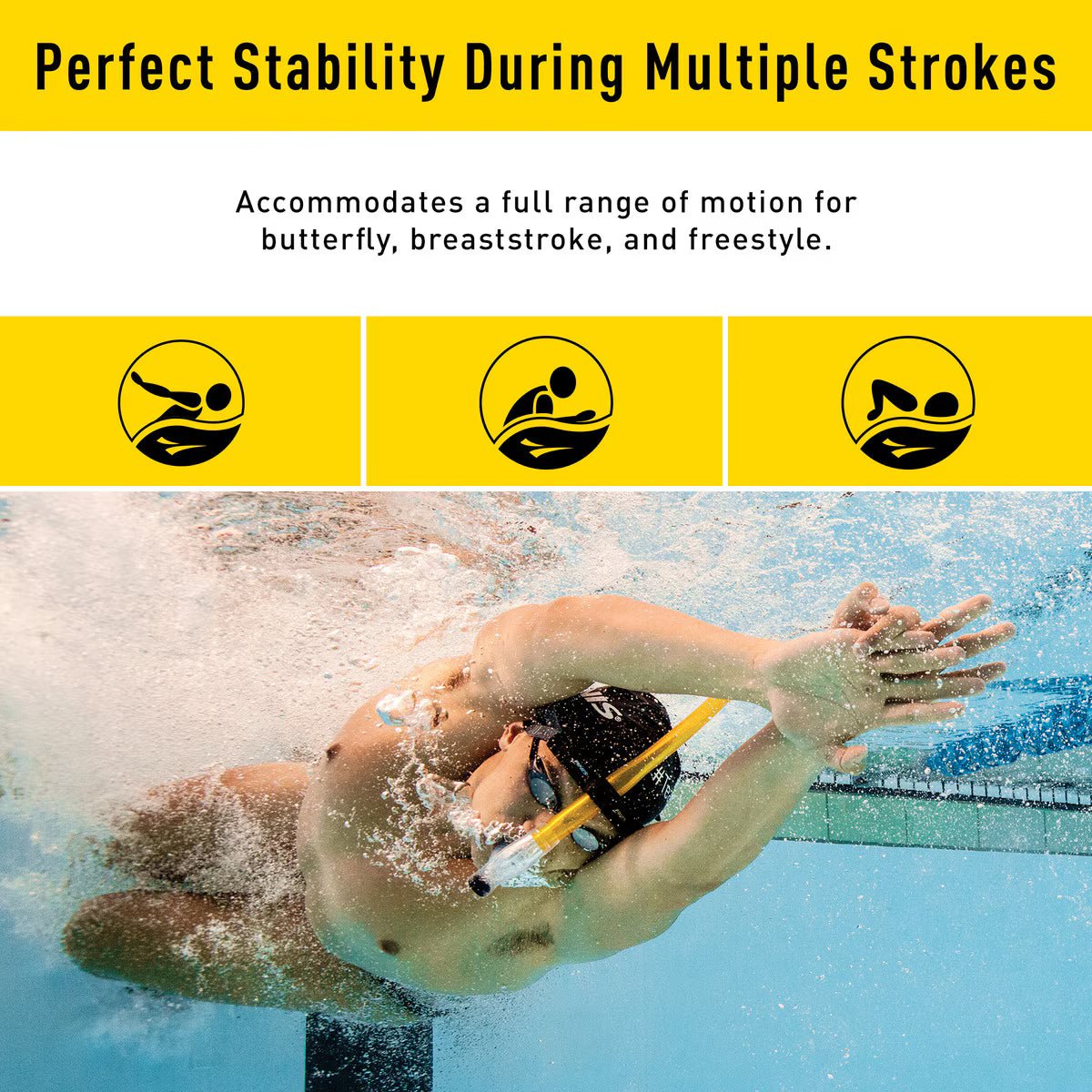 שנורקל אמצע FINIS ורוד - Tali Sport-6/6