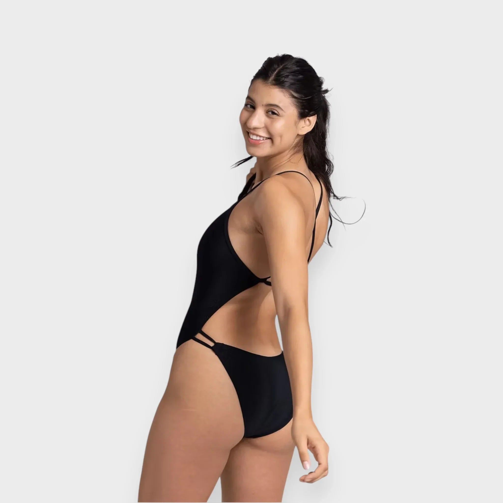 ALYSSA SOLID-BLACK - Tali Sport-2/2