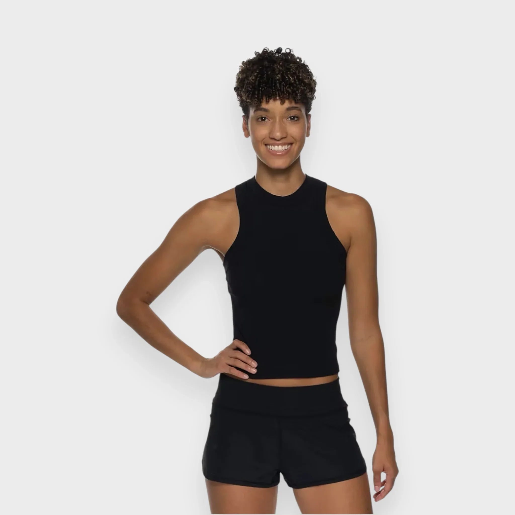 מכנסי POPPY BLACK - Tali Sport-1/3