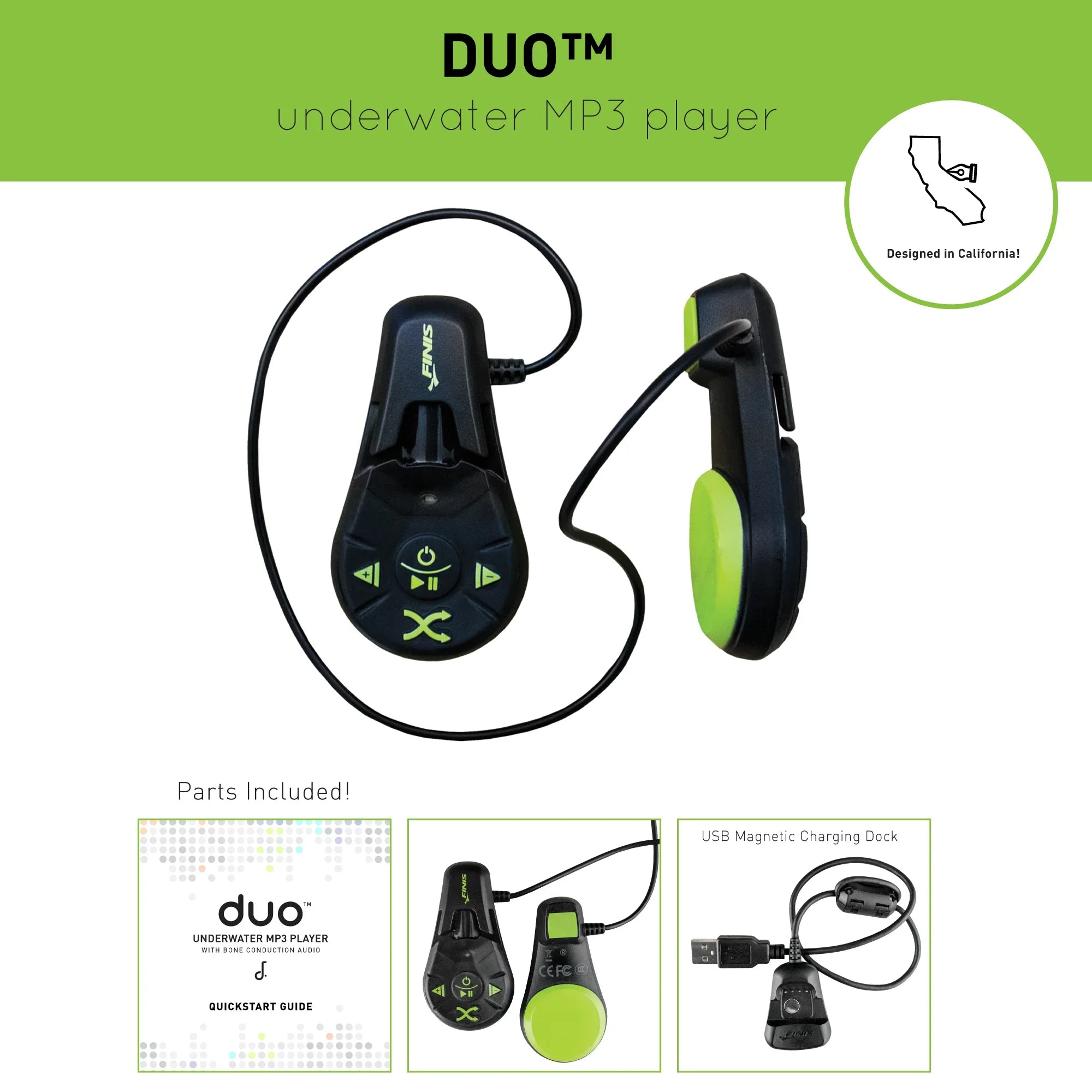 נגן למים FINIS DUO™ - Tali Sport-7/7