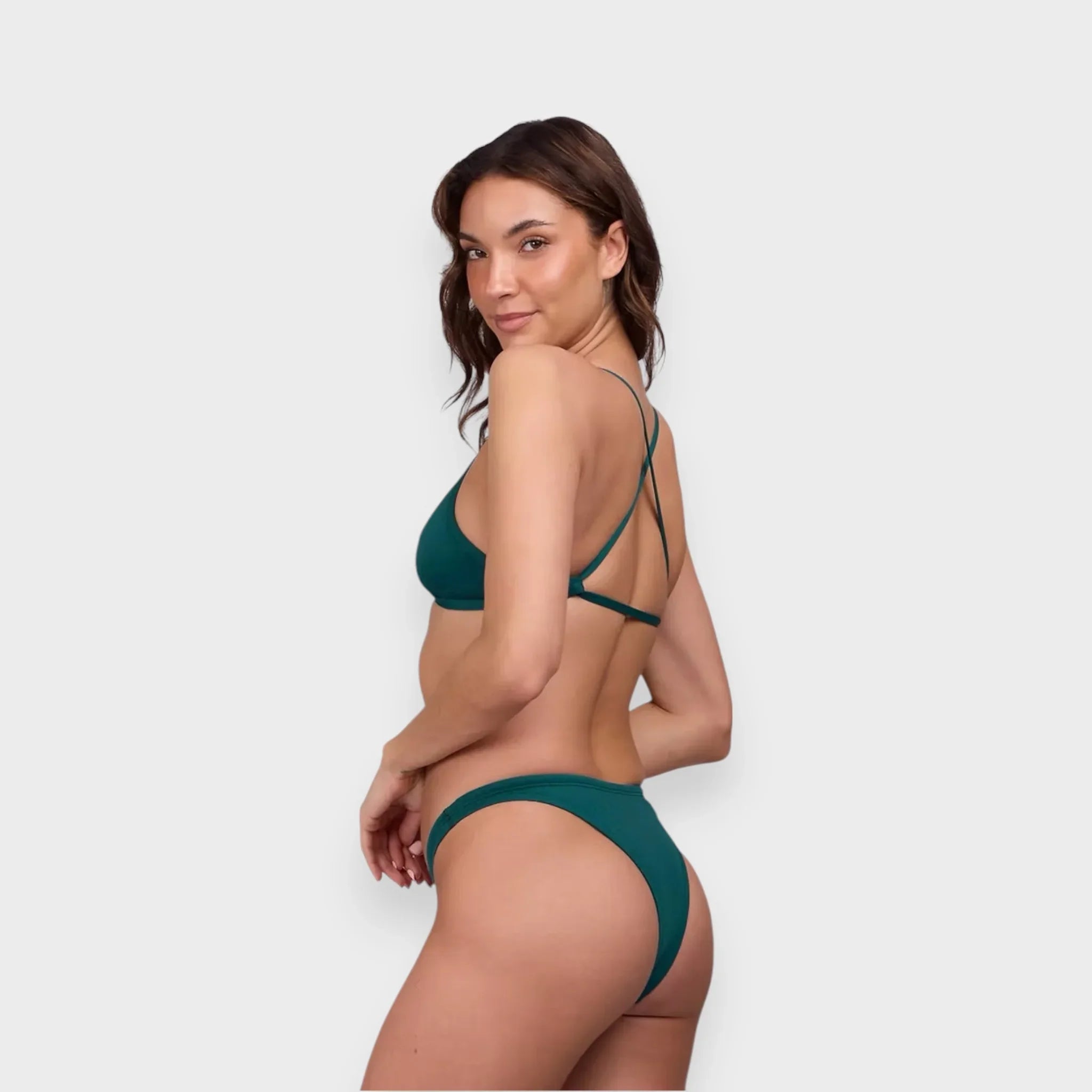 MINA SOLID BOTTOM-PEACOCK - Tali Sport 
