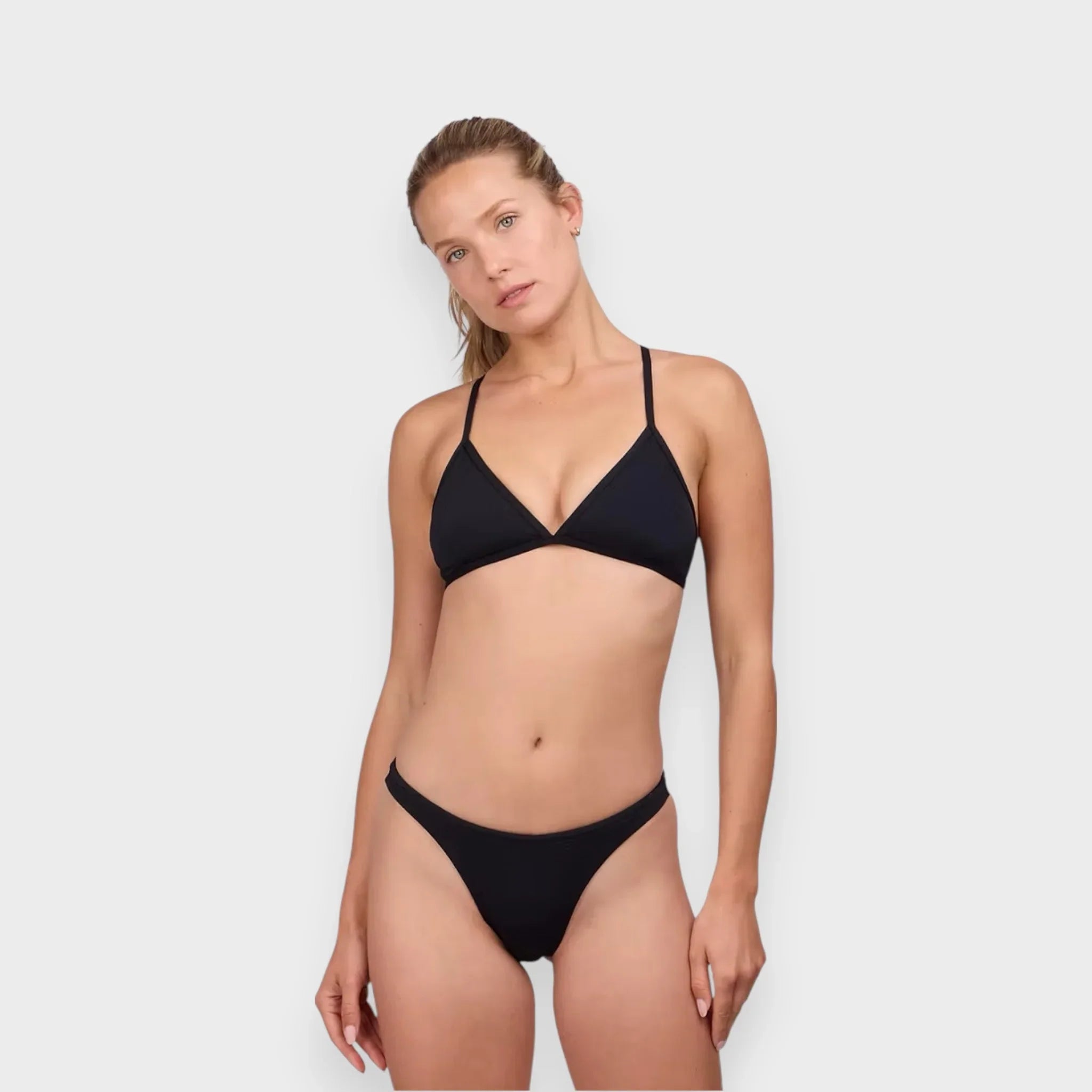 MINA SOLID BOTTOM-BLACK - Tali Sport 