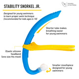 Stability snorkel JR Blue - Tali Sport 