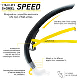 FINIS STABILITY SNORKEL Navy - Tali Sport 