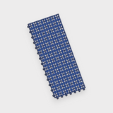 Tali Sport blue modular PVC anti-slip pool mat with a decorative floral cutout pattern for safety and drainage 