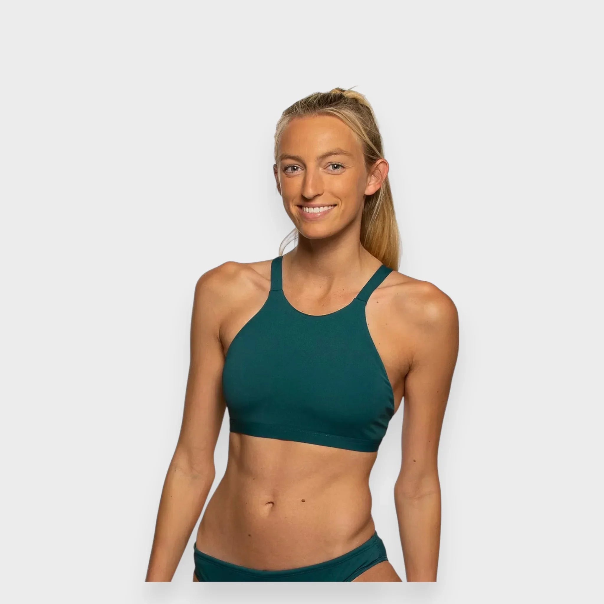 KAYLEE SOLID TOP-PEACOCK - Tali Sport 