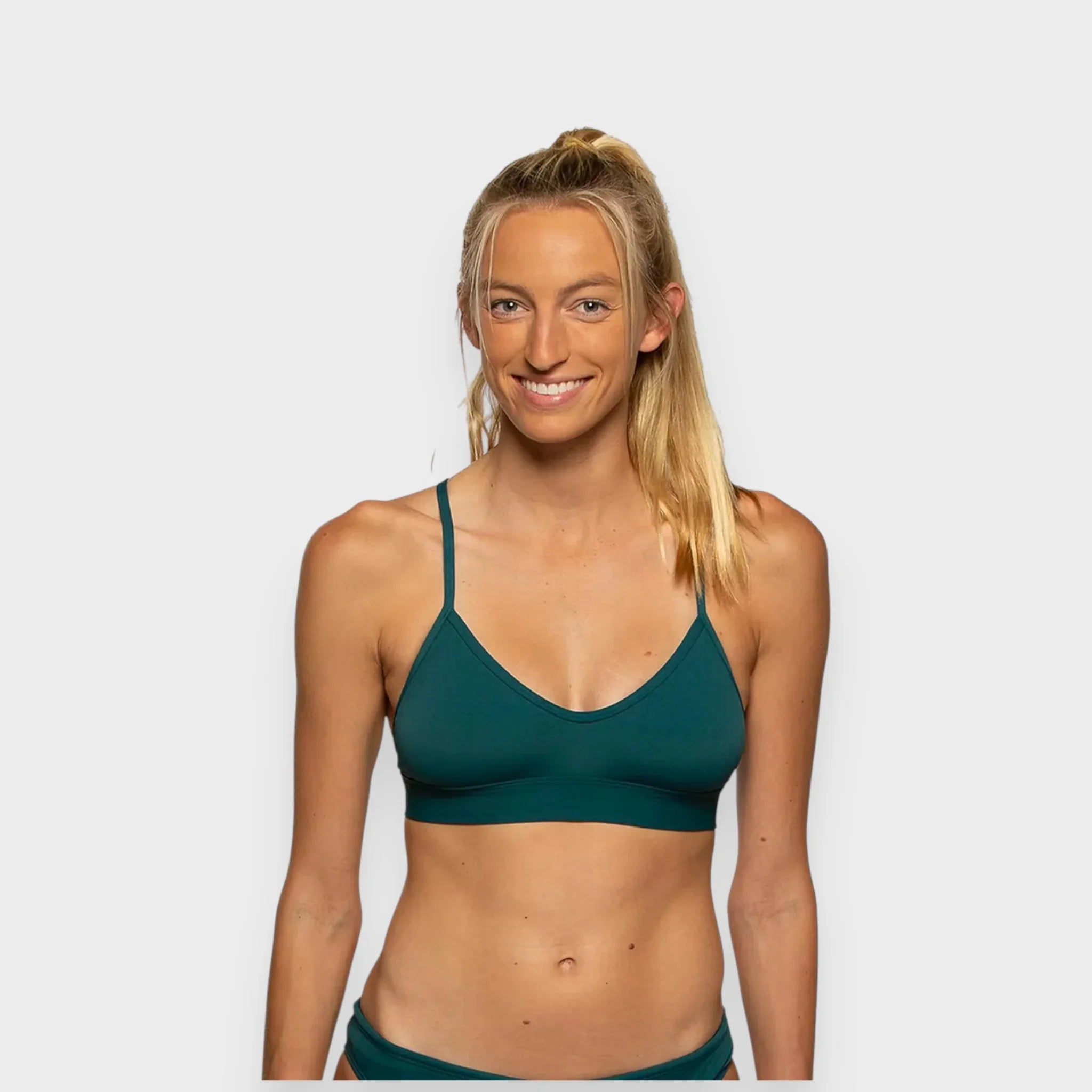 MARA SOLID TOP-PEACOCK - Tali Sport 