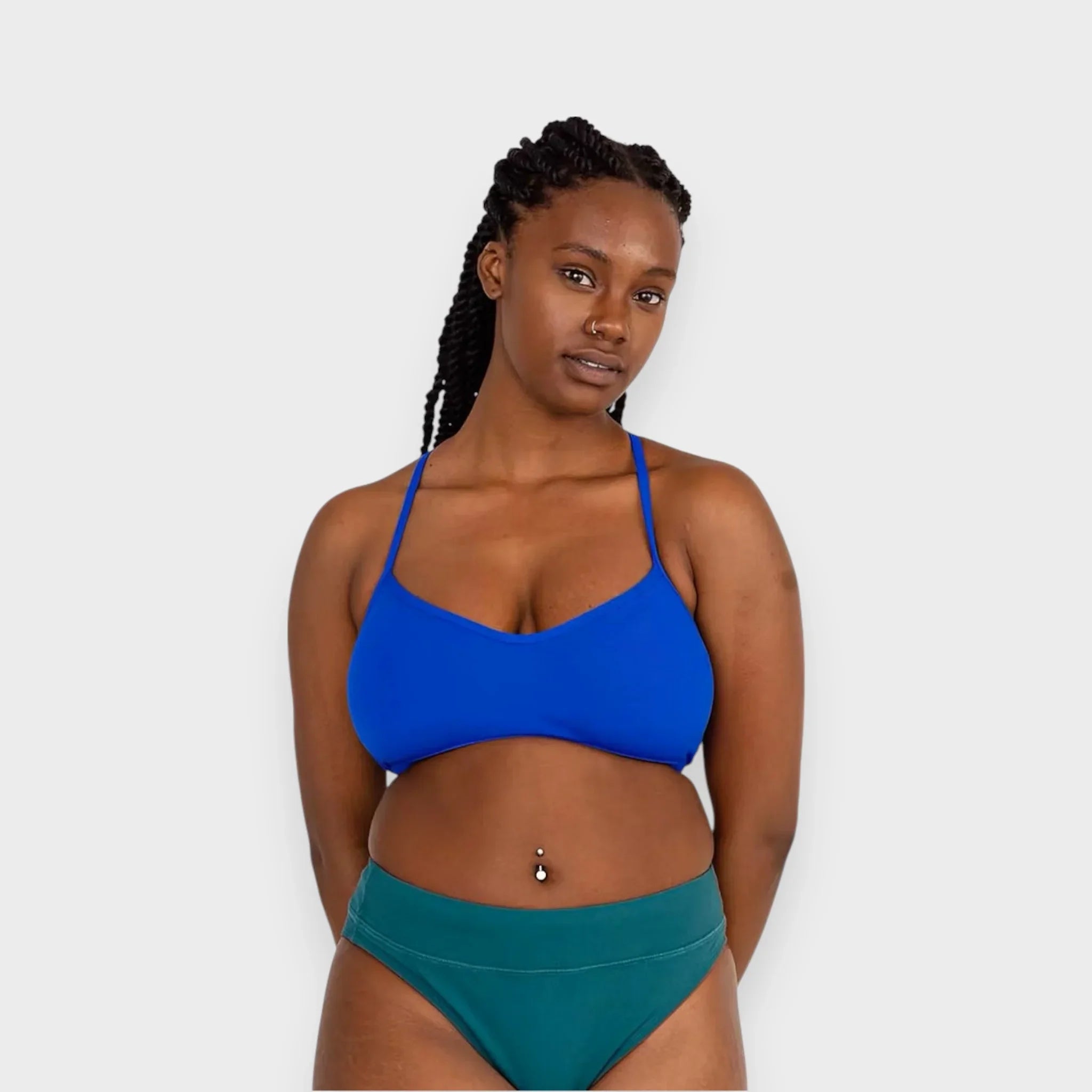 GRAYSON SOLID TOP-BLUEBERRY - Tali Sport 