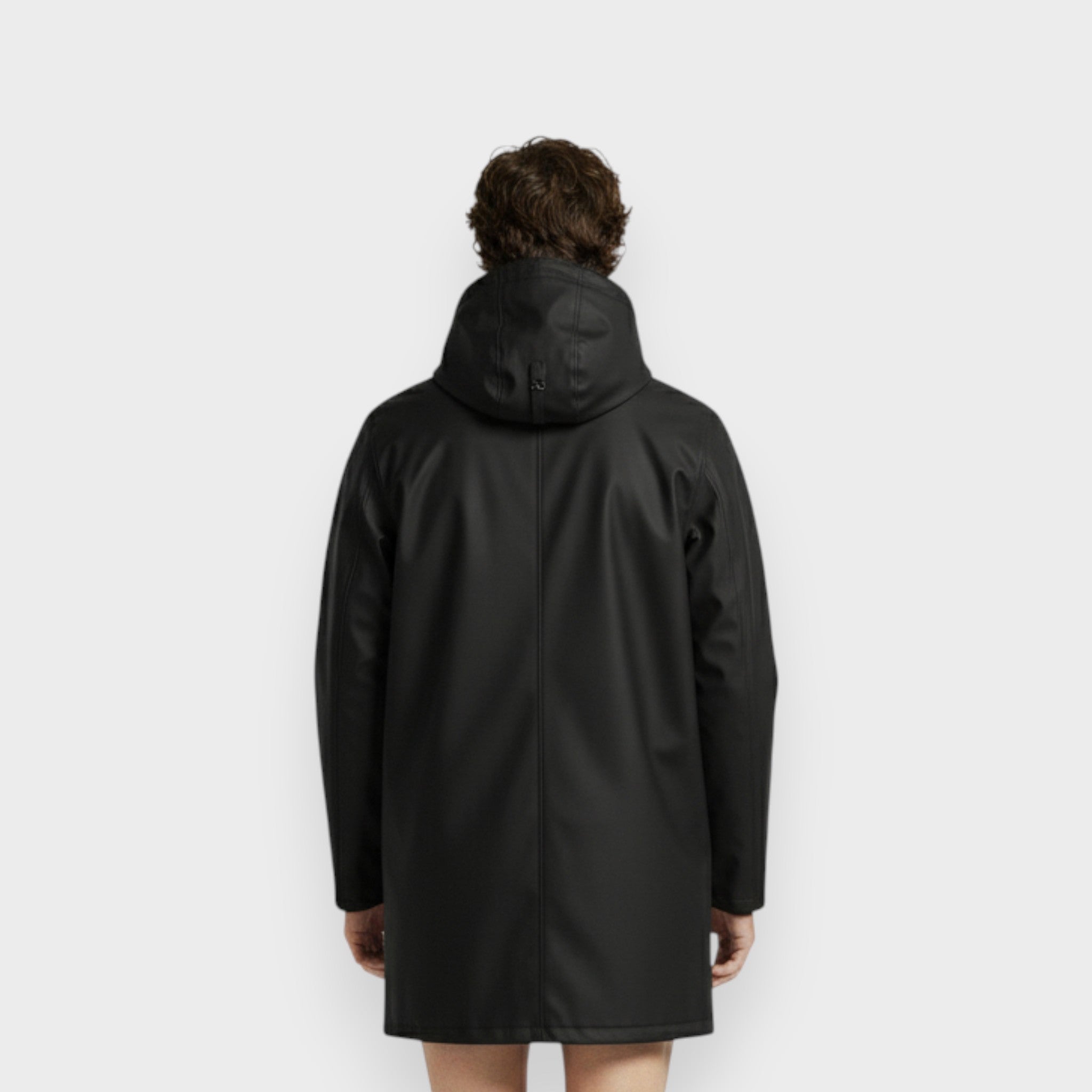 מעיל פרקא - שחור-2/4 