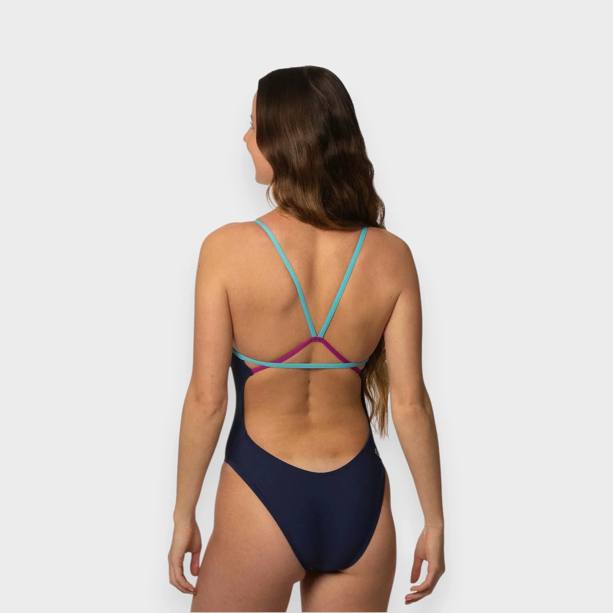 PERRY CONTRAST - Navy Hawaii blue & franch mulberry - Tali Sport-2/2 