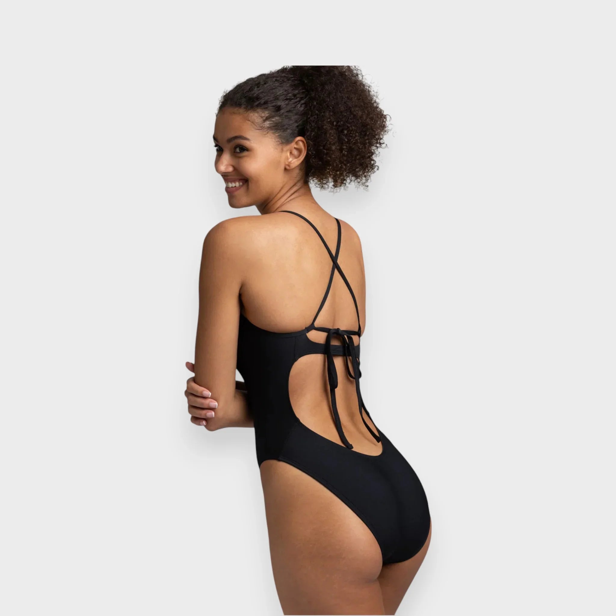 PRISCILLA SOLID - BLACK - Tali Sport 