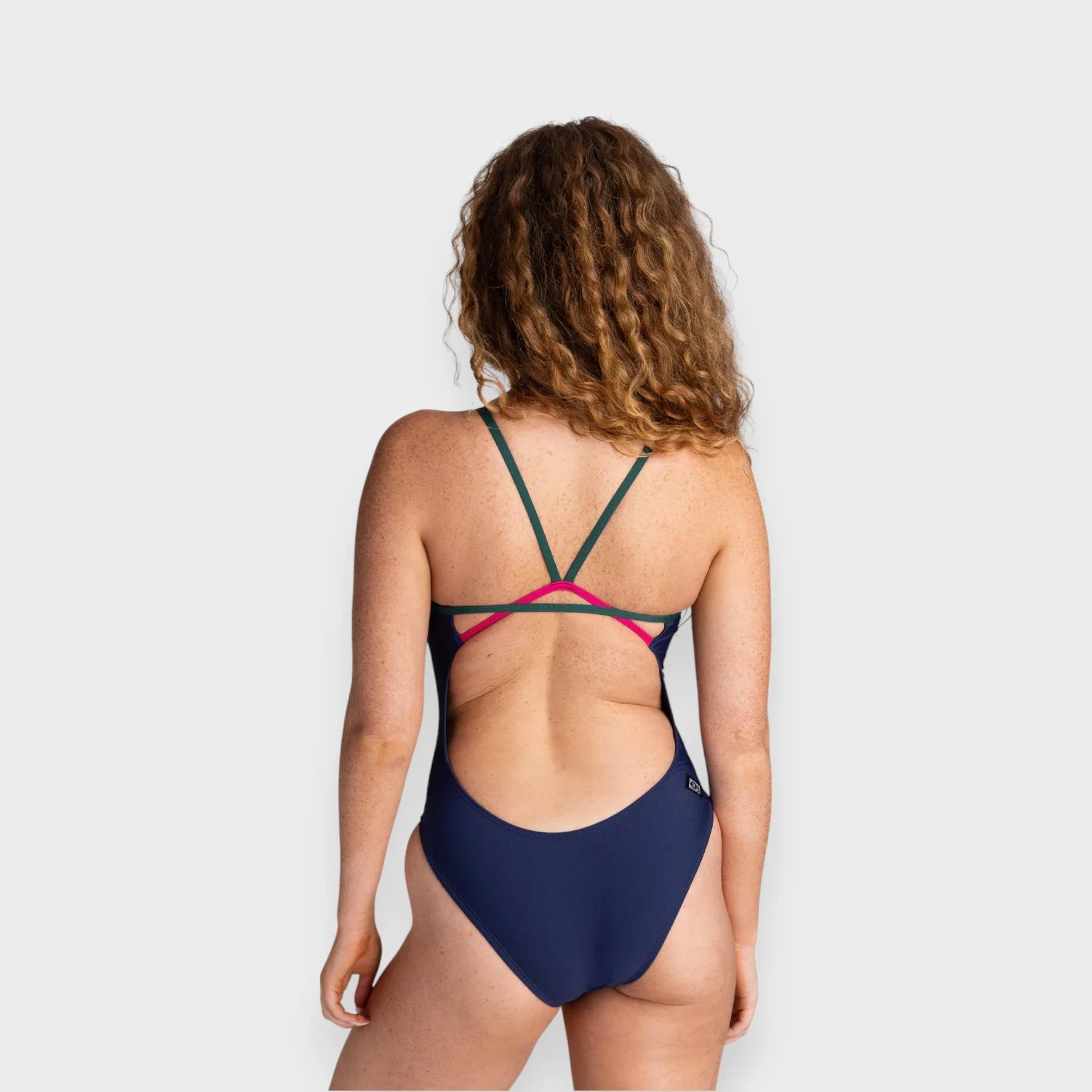 PERRY CONTRAST - Navy & Peacock & Dragon Fruit - Tali Sport 
