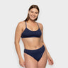 ZOE SOLID BOTTOM-NAVY - navy