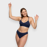 ZOE SOLID BOTTOM-NAVY 