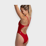 PERRY SOLID - RED & EMBROIDED SCOOPS - Tali Sport 