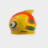 כתום Shark כובע סיליקון לילדים - Tali Sport 
