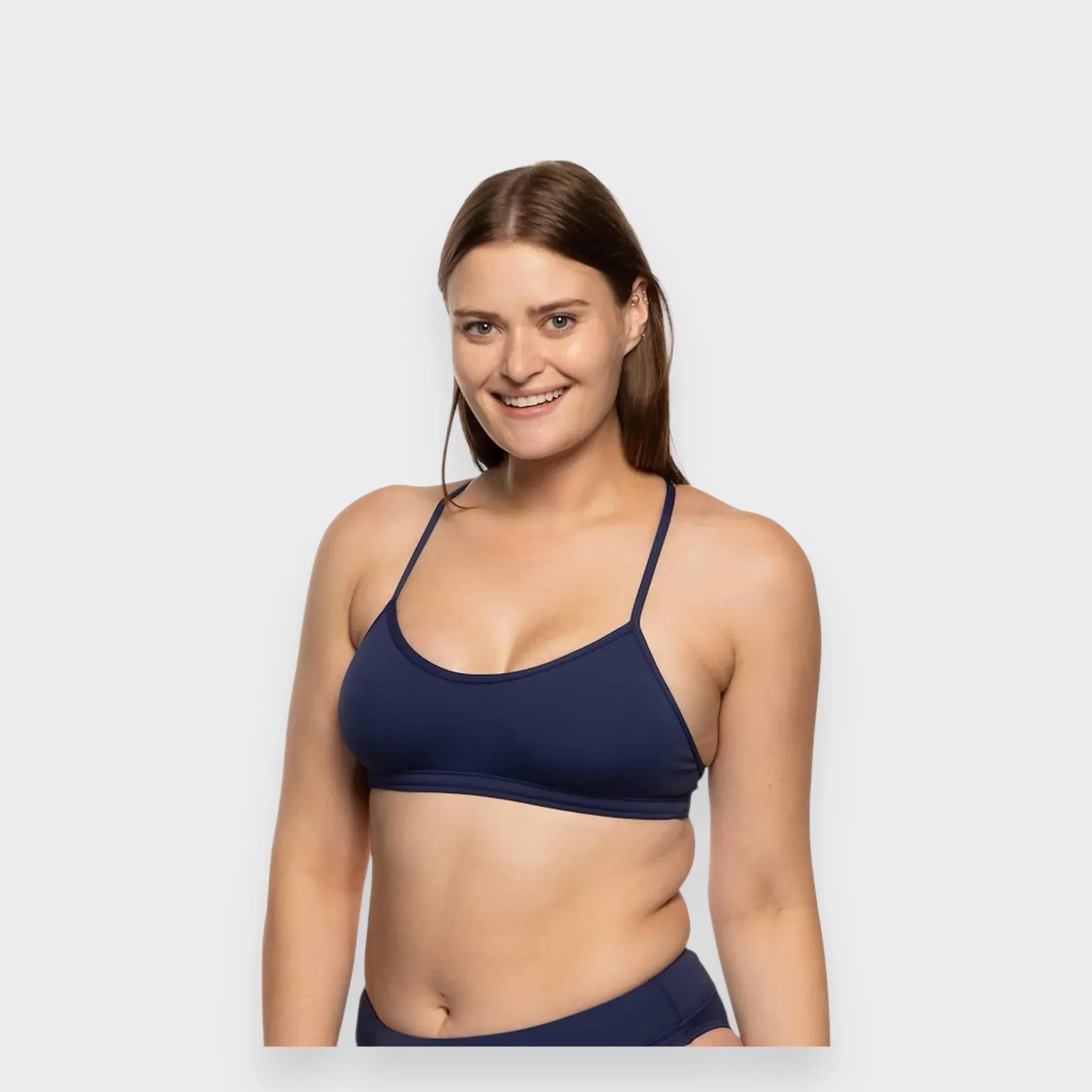 MARA SOLID TOP-NAVY - Tali Sport 