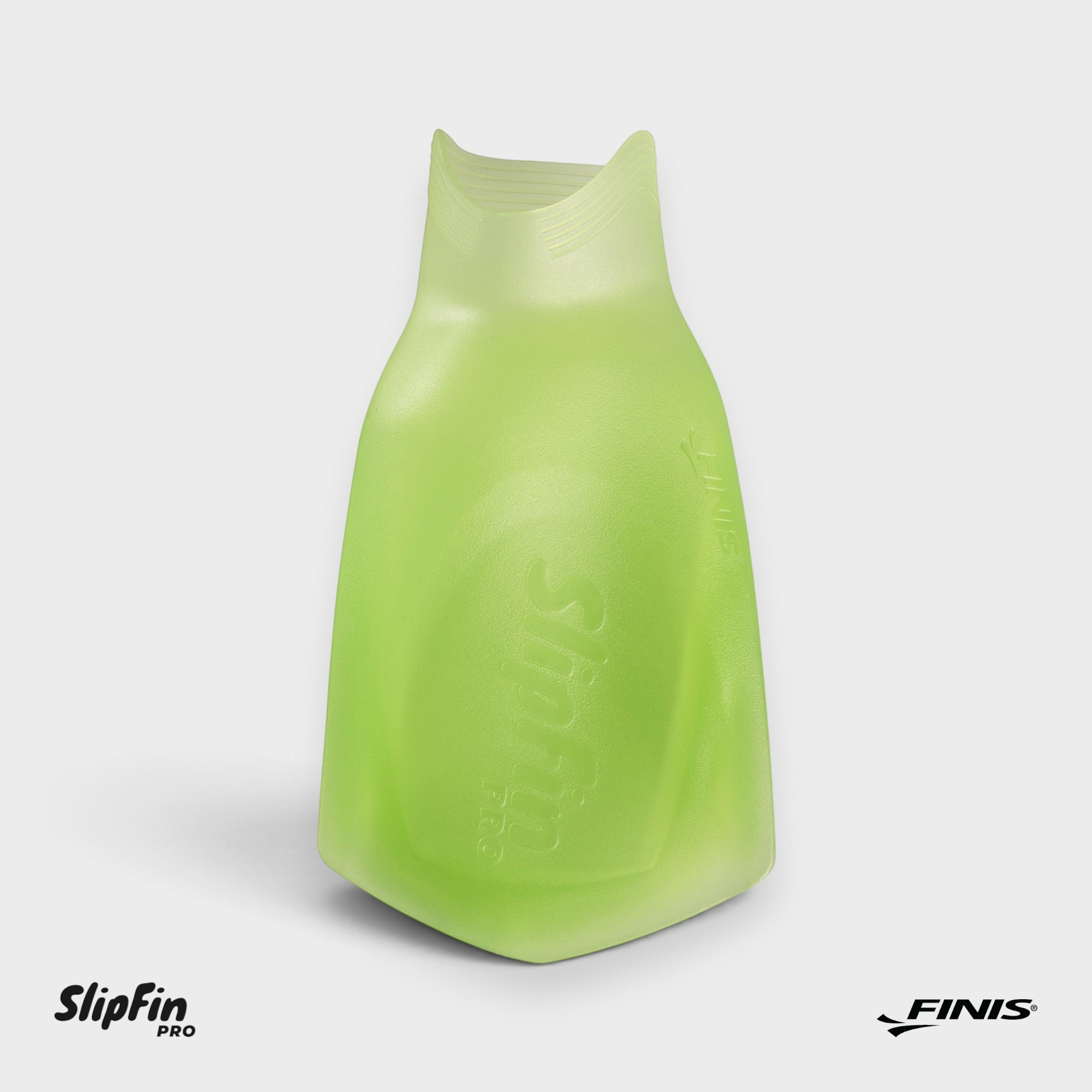 Tali Sport SlipFin PRO green swim fin for the forefoot with a strapless, lightweight, and ergonomic design. 
