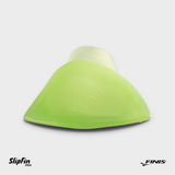 Tali Sport SlipFin PRO green swim fin for forefoot, featuring a lightweight, strapless, and flexible design. 
