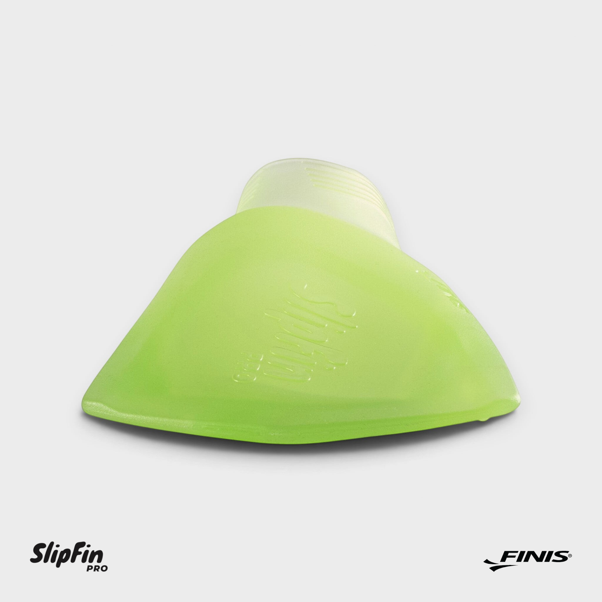 Tali Sport SlipFin PRO green swim fin for forefoot, featuring a lightweight, strapless, and flexible design.-4/10 