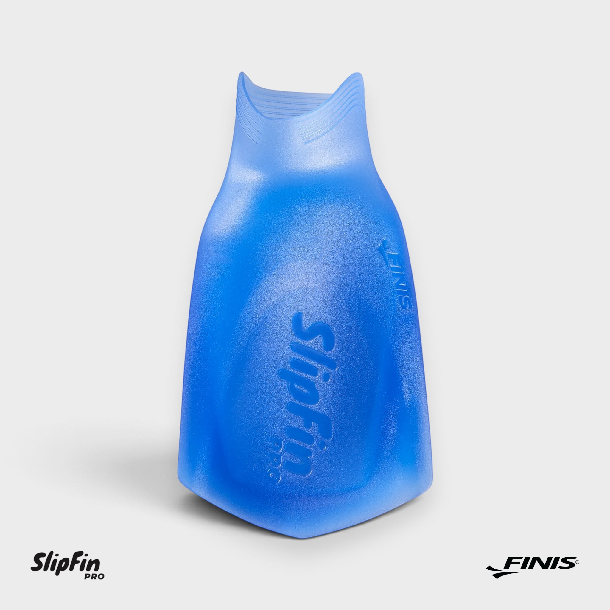 Tali Sport SlipFin PRO blue swim fin for the forefoot with a lightweight, strapless, and flexible design. 