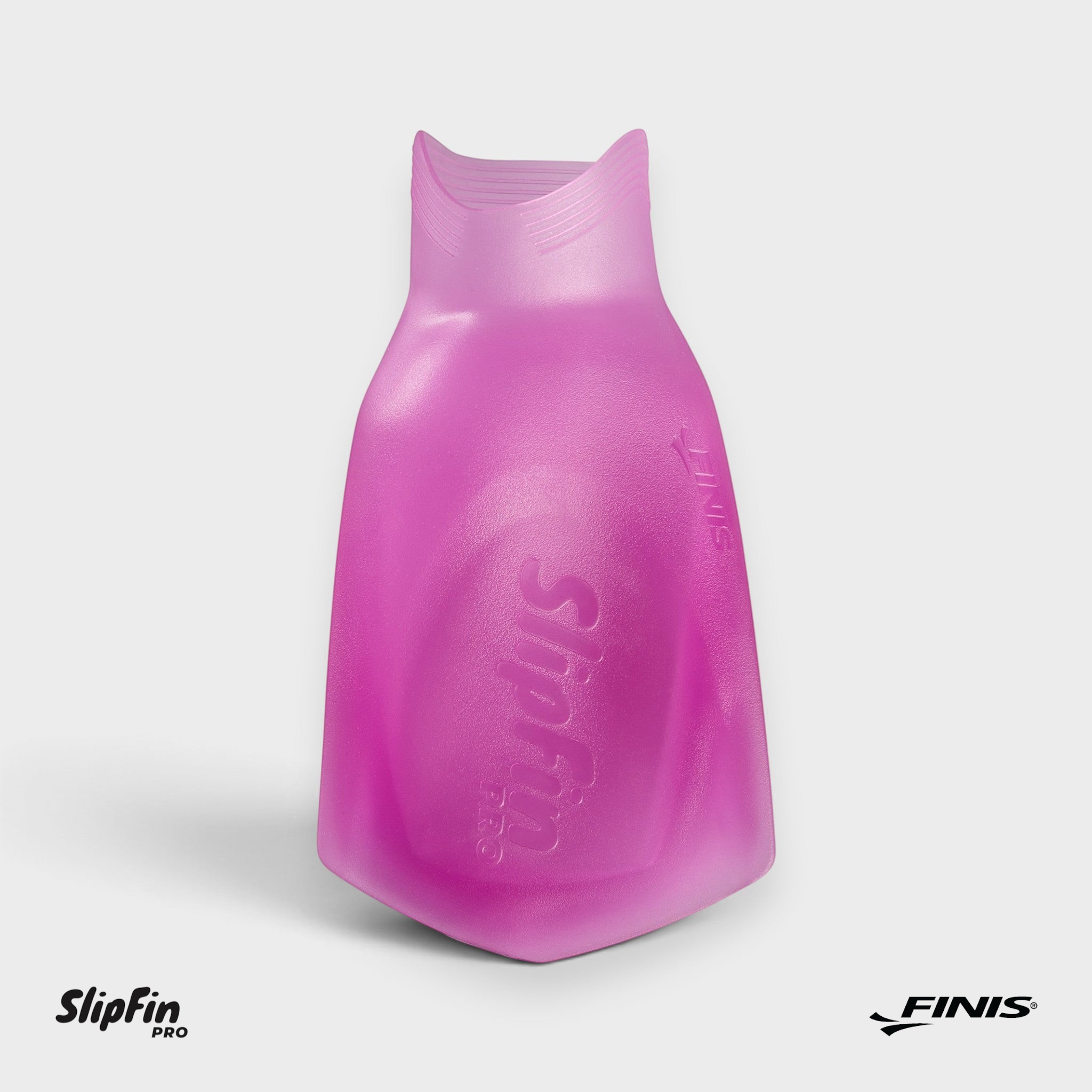 Tali Sport SlipFin PRO pink swim fin for the forefoot, featuring a lightweight, strapless, and flexible design. 