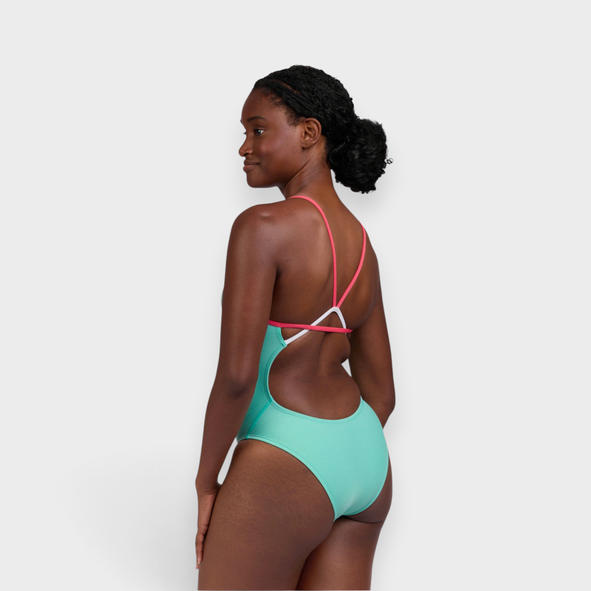 PERRY CONTRAST - BAJA BLISS GUAVA CRUSH & WHITE - Tali Sport-3/4 