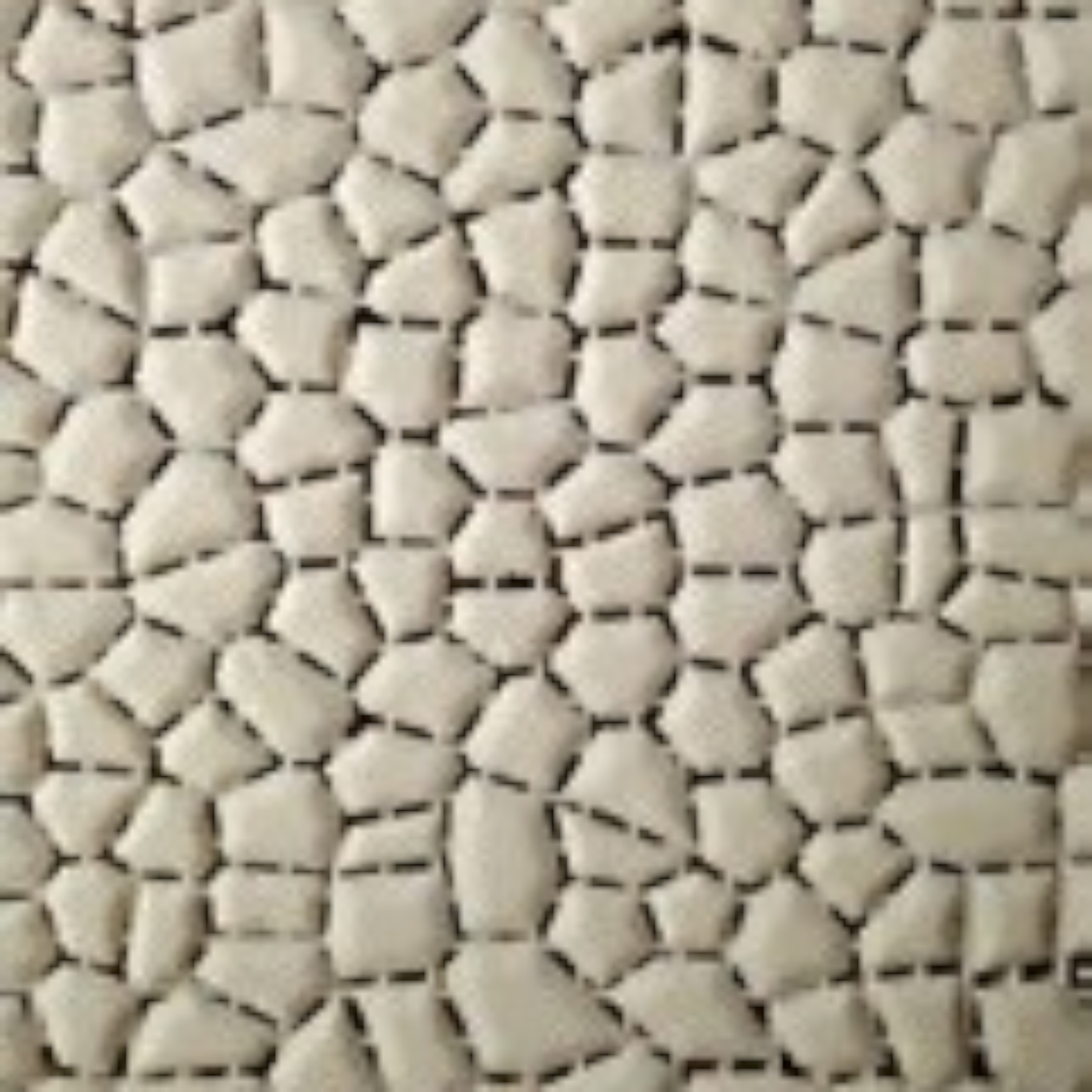 Tali Sport beige modular PVC anti-slip pool mat with a textured pebble-like design for safety in wet areas.-5/14 