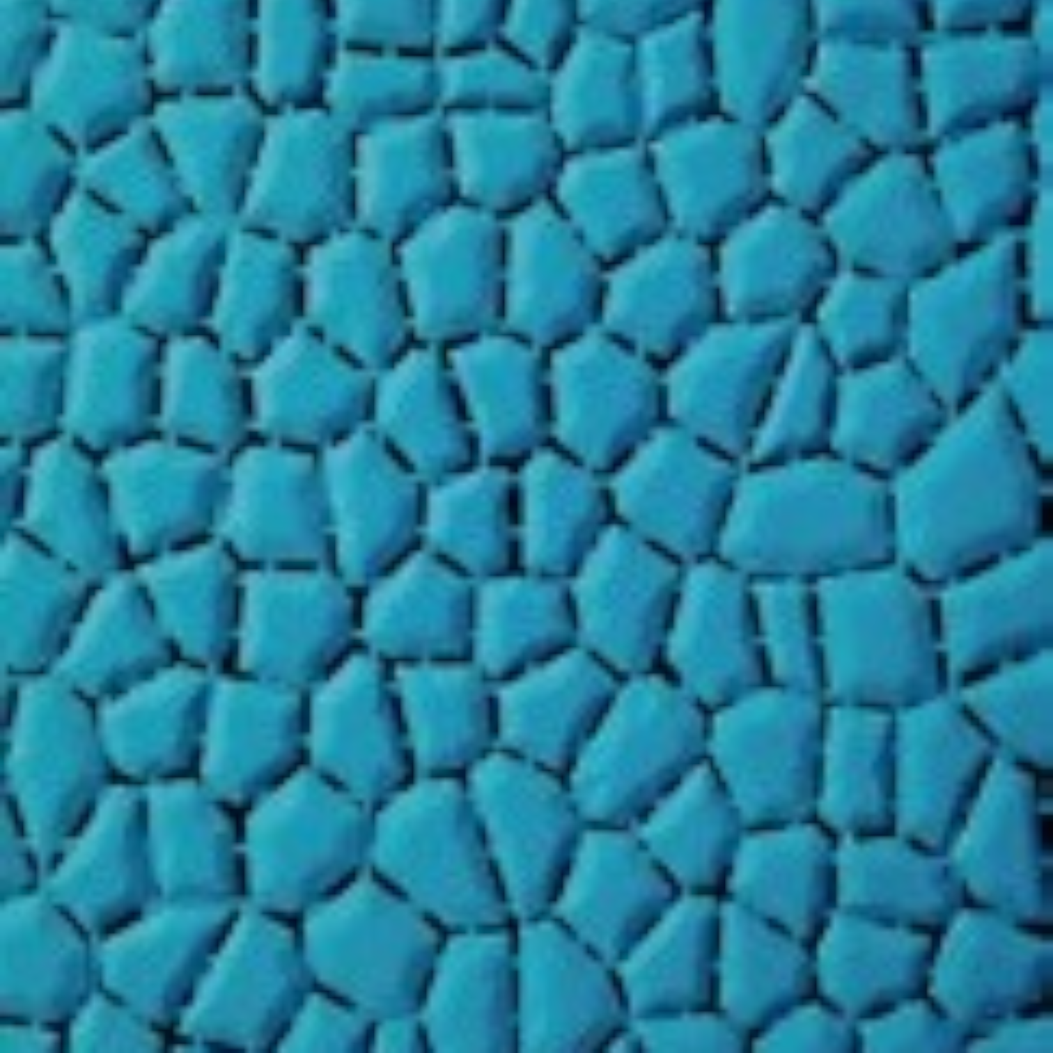 Tali Sport blue modular PVC anti-slip pool mat with a textured pebble-like surface for safety in wet areas.-8/14 