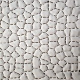 Tali Sport modular white PVC anti-slip pool tile with a textured pebble-like surface for safety in wet areas. 